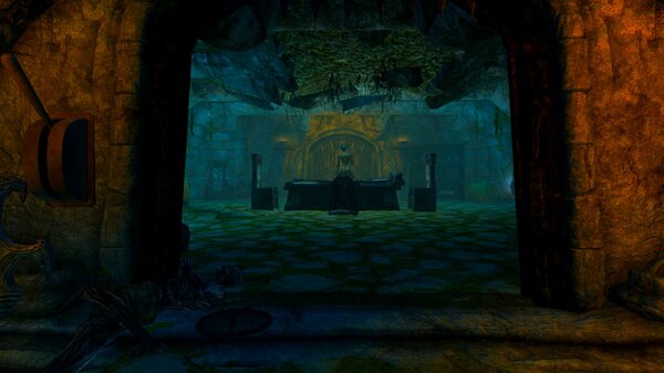 На церемониальном столе..