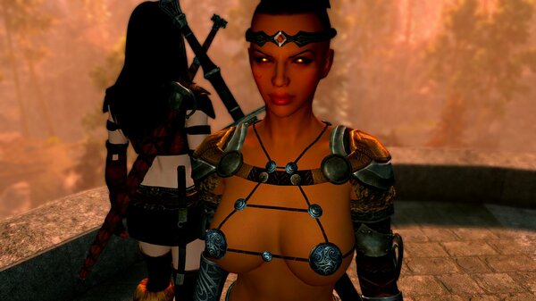 Карла уже вжилась в образ вампира...