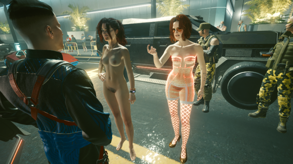 Клэр и Ви перед финальным заездом.