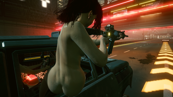 Во время финального заезда.