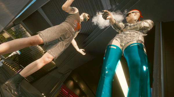 Ви:-"Ну ты и дымишь - как паровоз".