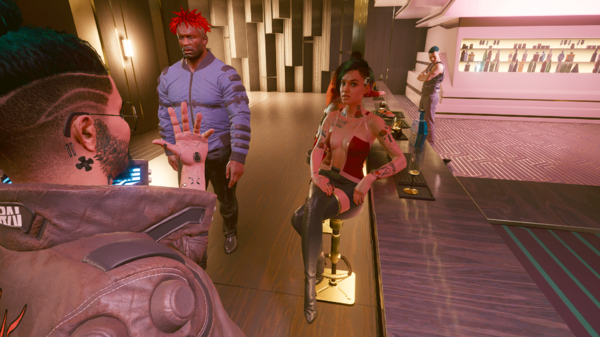 Джуди:-"Ви, я уже успела соскучиться по тебе".