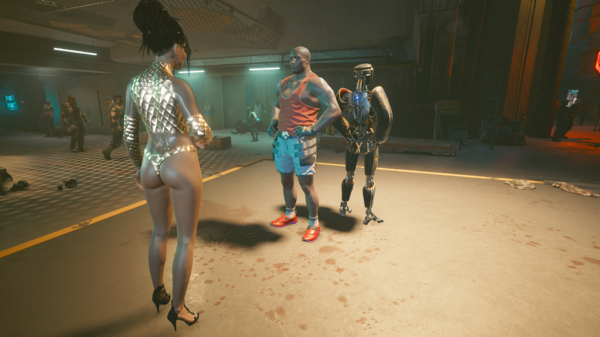 Панам и продавец холодного оружия.