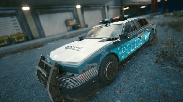 Резвая машинка полиции. Cyberpunk 2077