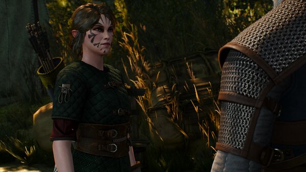 witcher3 Симпотная эльфка однако