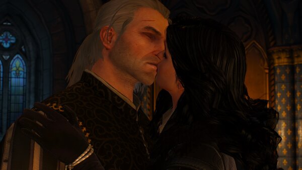 witcher3 Поцелуй на дорожку