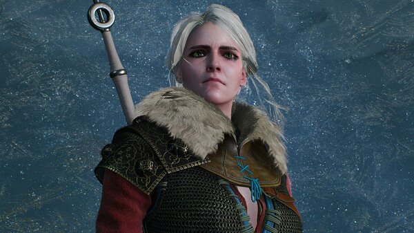 Цири средь белого хлада..