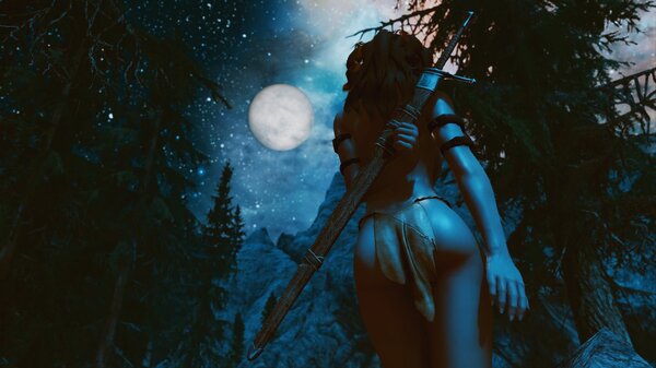 В свете луны.. SkyrimSE (сборка 6.0)