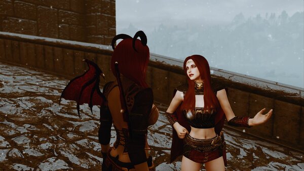 Серана с Потемой.. SkyrimSE (сборка 6.0)