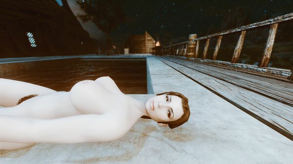У бассейна.. SkyrimSE (сборка 6.0)