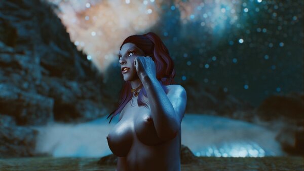 Это Фиолет - темный эльф.. SkyrimSE (сборка 6.0)