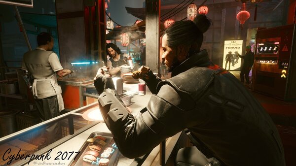 Ниндзя или япошка?! ;)  Cyberpunk 2077