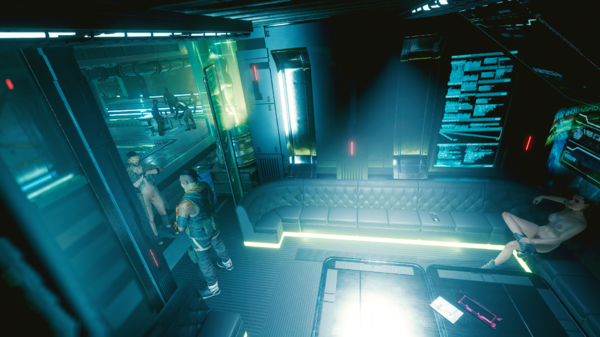 Охранник не пускает Ви к Бестии.