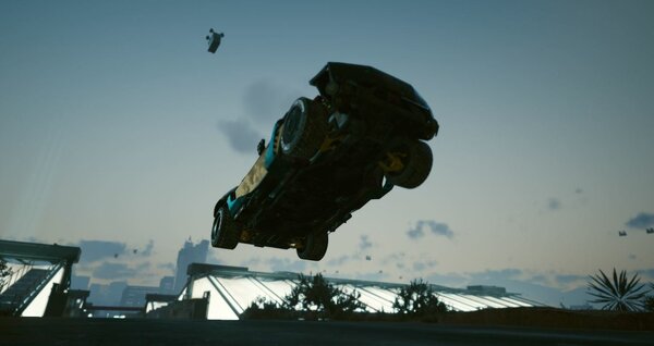 НЛО..  Cyberpunk 2077