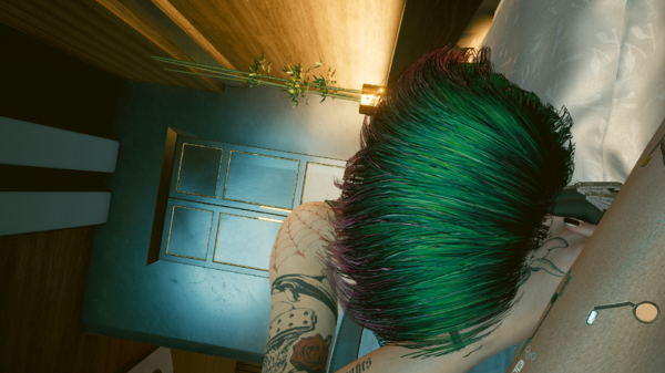 Ви утром открыла глаза и посмотрела на право.