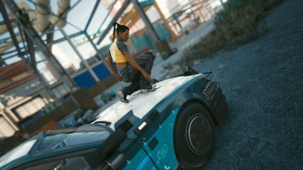 На капоте полиции..