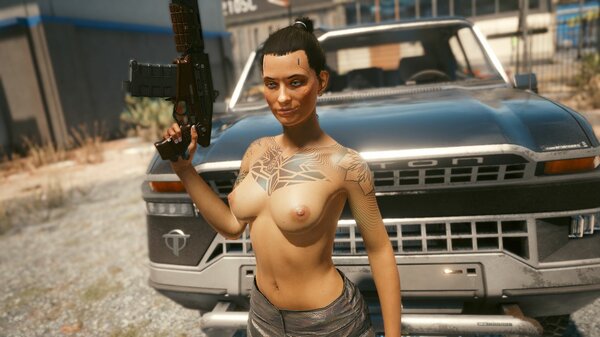 Был солнечный денёк. Cyberpunk 2077