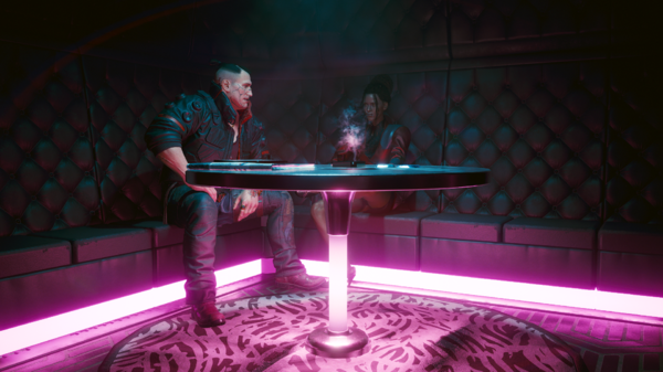 Нанам и Джеки в баре.