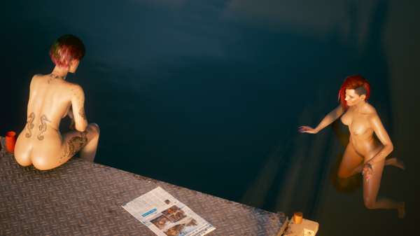 Ви:-"Джуди, не хочешь вместе со мной поплавать?".