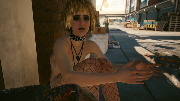 МИСТИ возле гаража Джеки.. Cyberpunk 2077