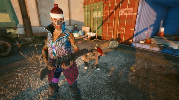 На страже жителей города.. Cyberpunk 2077