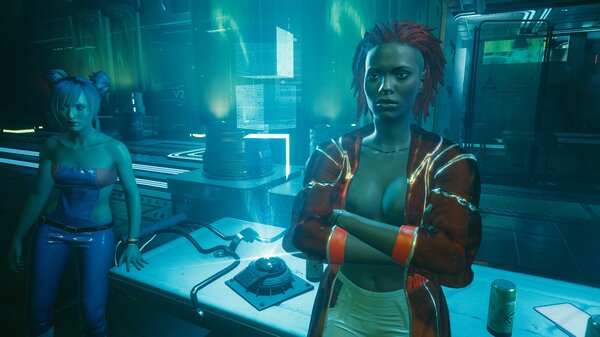 Девахи в Посмертии.. Cyberpunk 2077