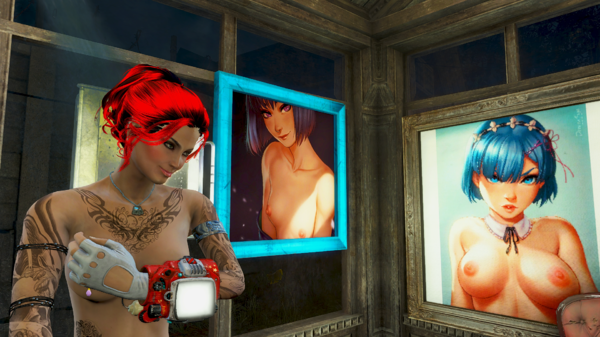 Алиса стесняется Рокси.