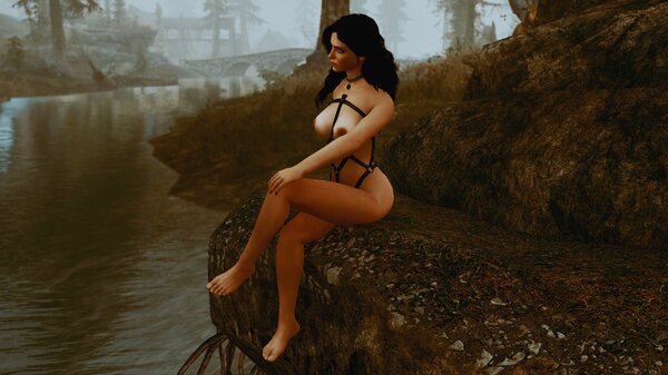 Йенн в упряжи.. Skyrim SE (сборка 7.0)