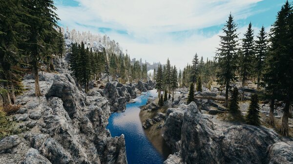 Вид на Солитьюд.. Skyrim SE (сборка 7.0)