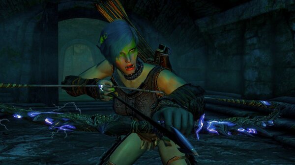 Тифи с луком изгоев. SkyrimSE (сборка 6.0)