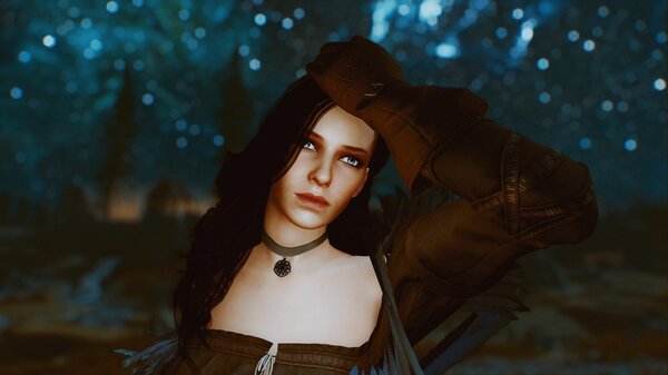 Забыла Геральта предупредить, что я в Skyrim SE (сборка 7.0)