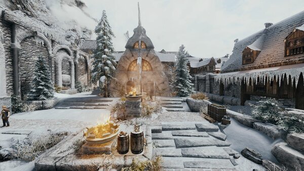 Дневной ВИНДХЕЛЬМ.. Skyrim SE (сборка 7.0)