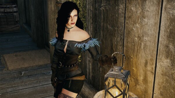 Йеннифер со светильником. SSE (сборка 7.0)