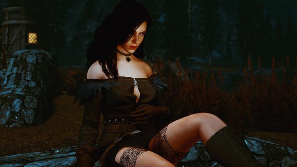 Йенн присела отдахнуть.. Skyrim SE (сборка 7.0)