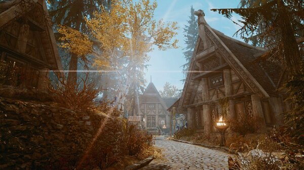 Вайтран стал ещё красивее. Skyrim SE (сборка 7.0)