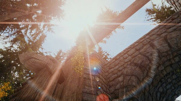 Солнечные лучи.. Skyrim SE (сборка 7.0)