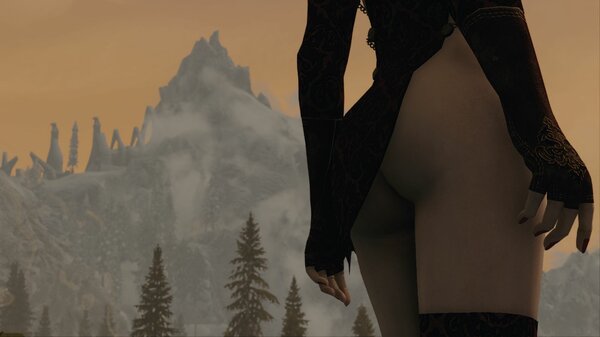 Горный пейзаж.. SkyrimSE (сборка 6.0)