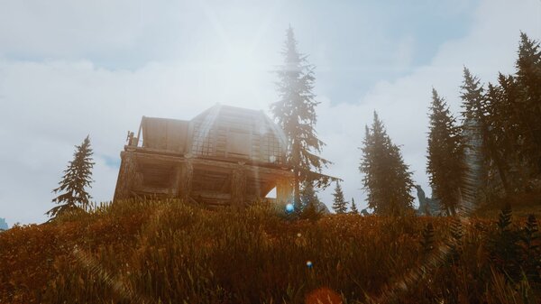 Новый домик в тундре Скайрима..