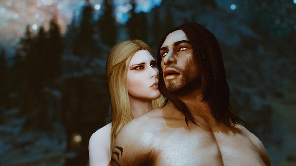 Эйран расказывает деве о звездах.