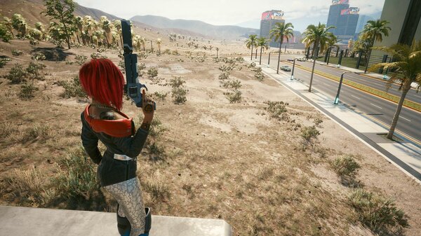 Пальмы.. Cyberpunk 2077