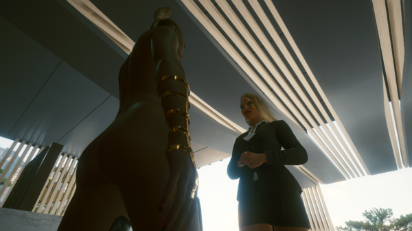 Блондинка Ви в «Компэки плаза».