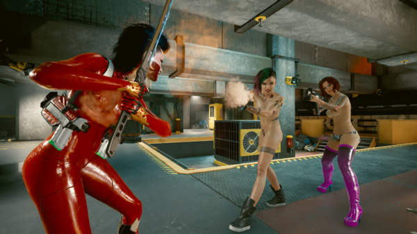 Джуди и Ви обороняются.