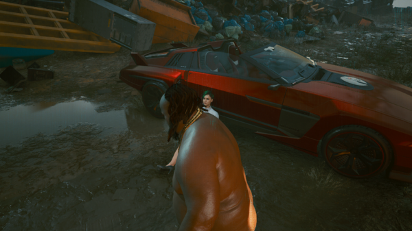 Декстор на свалке приволок еле живую Ви Такемуре.