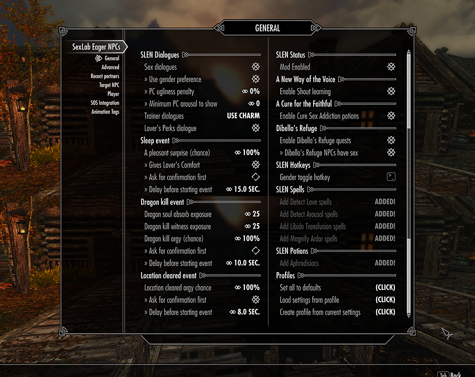 SexLab Eager NPCs версия 27.11.2016