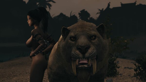 Дориана и кись. Skyrim SE (Тропики 7.0)