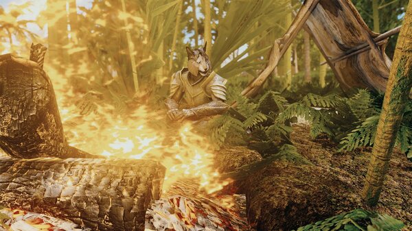 В лагере каджитов.. Skyrim SE (Тропики 7.0)