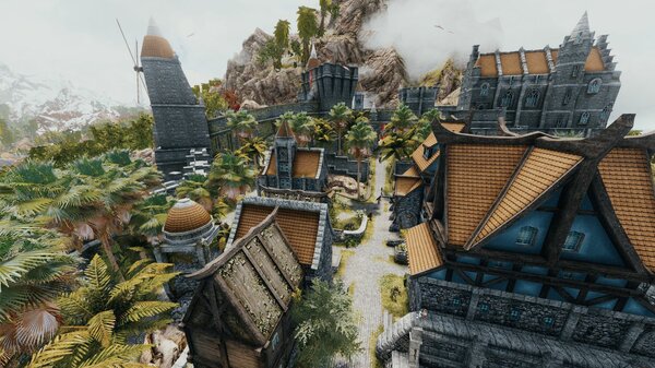 СОЛИТЬЮД - жилой район.. Skyrim SE (Тропики 7.0)
