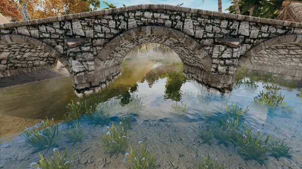 Речной пейзаж.. Skyrim SE (Тропики 7.0)