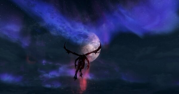 Полёт вампира - очень давний мой скрин.