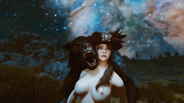 София и волк. SkyrimSE (сборка 6.0)